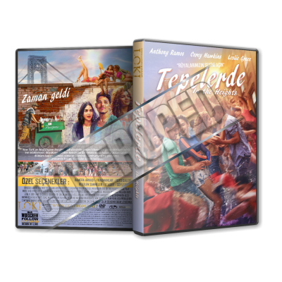 Tepelerde - In the Heights - 2021 Türkçe Dvd Cover Tasarımı